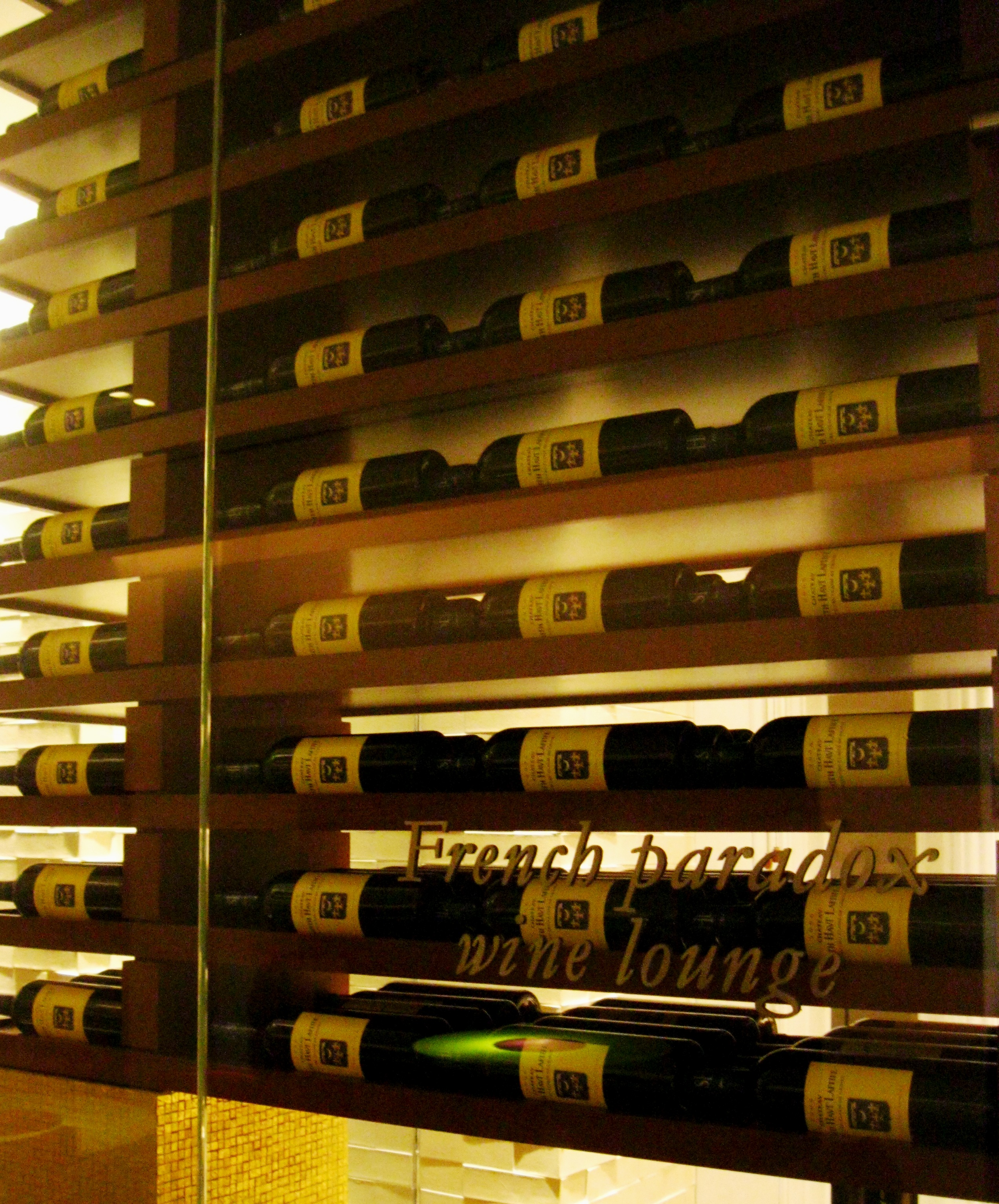 lounge wine on French Paradox Wine Lounge Caudalie Spa New York Plaza title=